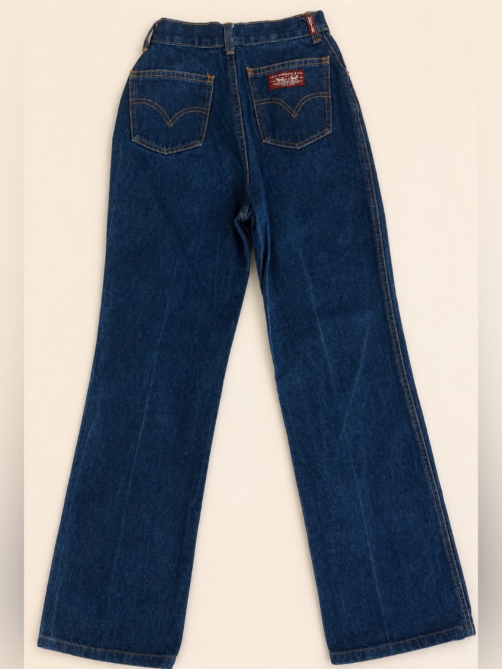 Rare Vintage Levi’s Maroon Tab Jeans | High Rise Wide Leg -Waist size 22/23